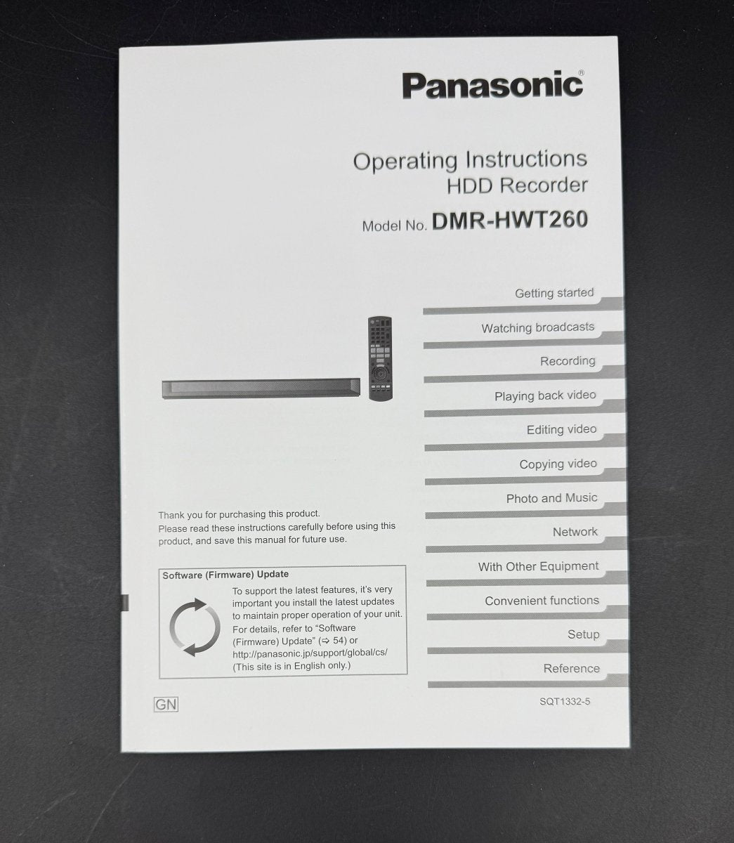 Panasonic Smart Network Twin HD Recorder 1TB - DMR-HWT260GN - Mega Cash Sydney