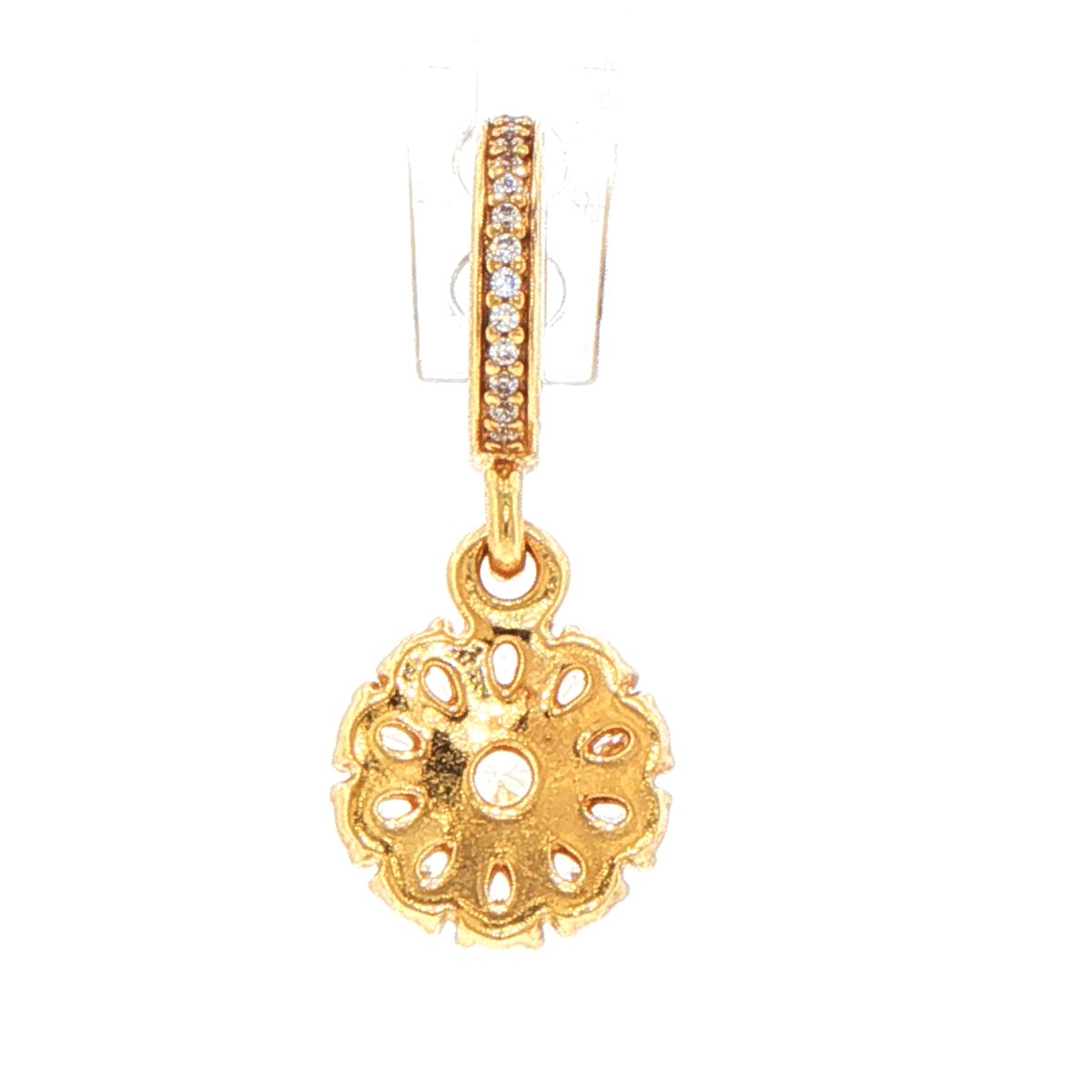 Pandora 14ct Yellow Gold Cubic Zirconia Floral Cluster Pendant - Mega Cash Sydney