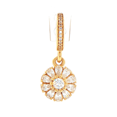 Pandora 14ct Yellow Gold Cubic Zirconia Floral Cluster Pendant - Mega Cash Sydney