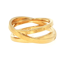 Pandora 14K Plated Crossover Pavé Triple Band Ring 189057C01 - Mega Cash Sydney