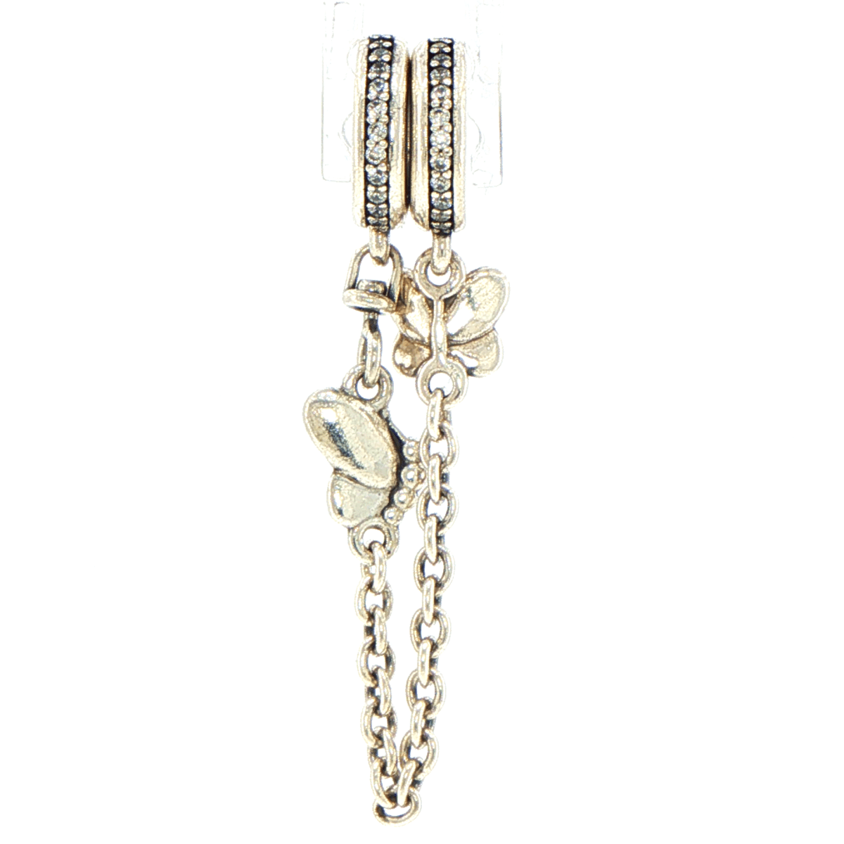 Pandora Silver Butterfly Safety Chain with Crystal Accents - Mega Cash Sydney