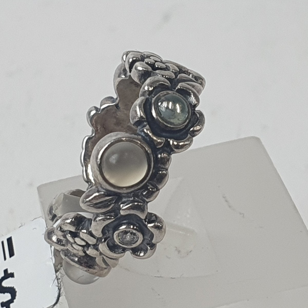 Pandora Silver Floral Ring - Size K 1/2 / 11 US - Mega Cash Sydney