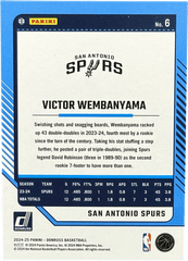 Panini - 2024-25 Victor Wembanyama - Donruss Blue Firework Foil - 55/85 - Mega Cash Sydney