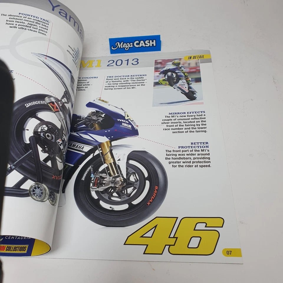 Panini Collectables - Rossi Bike Collection - No 01 - Yamaha YZR - M1 2013 - Mega Cash Sydney