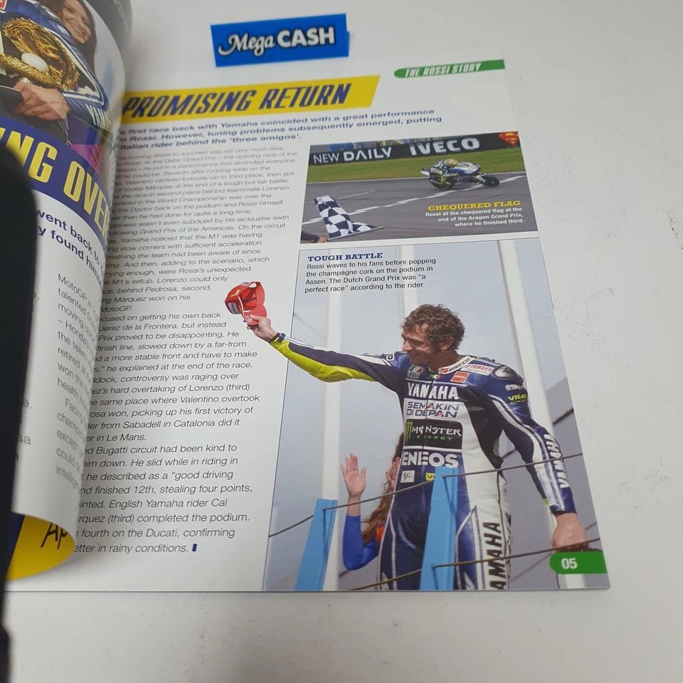 Panini Collectables - Rossi Bike Collection - No 35 - Aprilia RSW 250 1998 - Mega Cash Sydney
