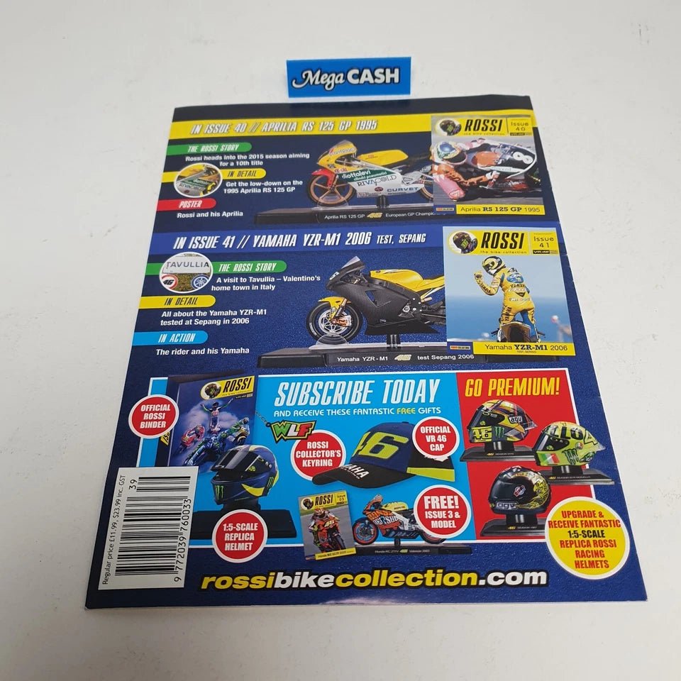 Panini Collectables - Rossi Bike Collection - No 39 - Honda NSR 500 2000 - Mega Cash Sydney