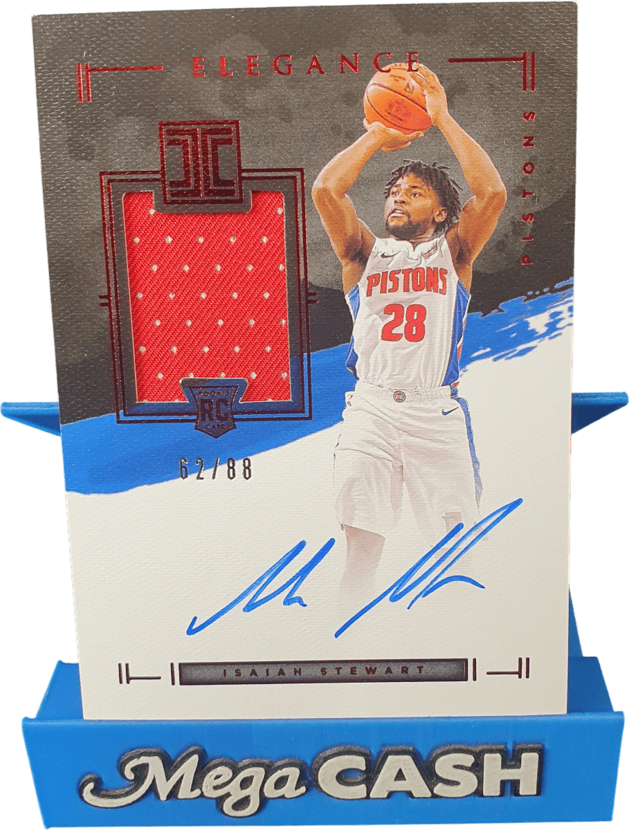 Panini Impeccable - Isaiah Stewart - Detroit Pistons - No 125 - 62/88 - Patch Auto - Mega Cash Sydney