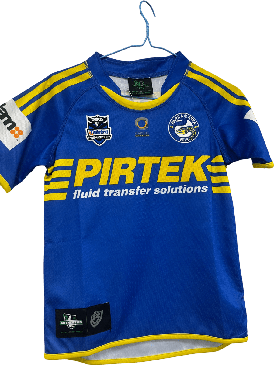 Parramatta Eels NRL Jersey - Kids Size 10 - Mega Cash Sydney