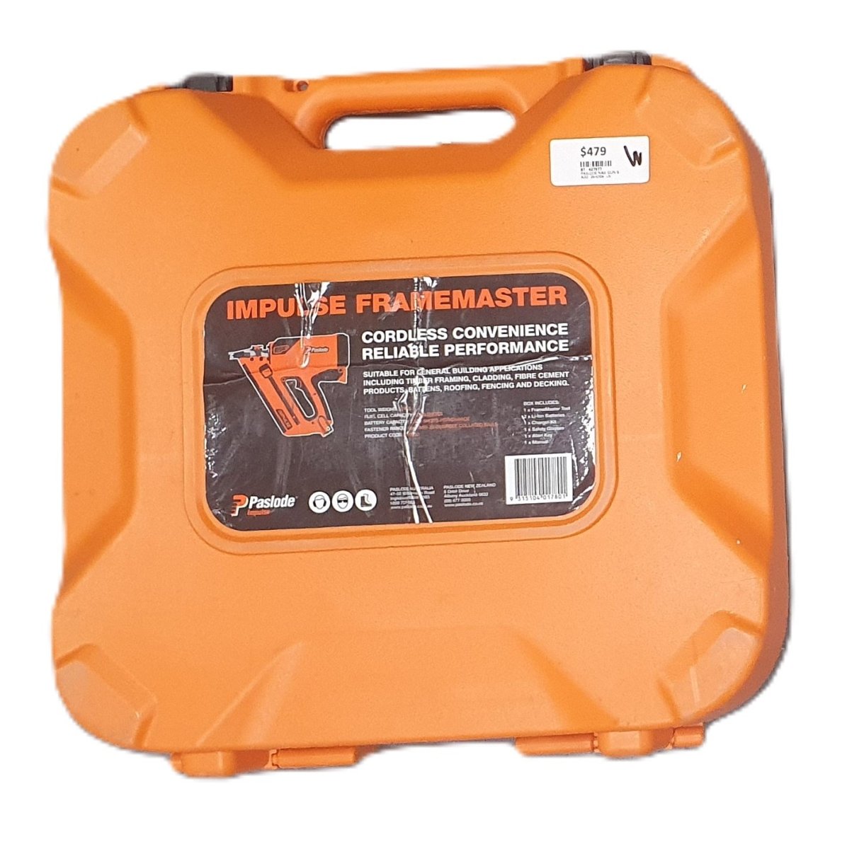 Paslode - B20580 - 7.4V 2.2Ah Li-ion Cordless Framemaster-Li PowerVent Impulse Nailer Framer Combo Kit - Mega Cash Sydney