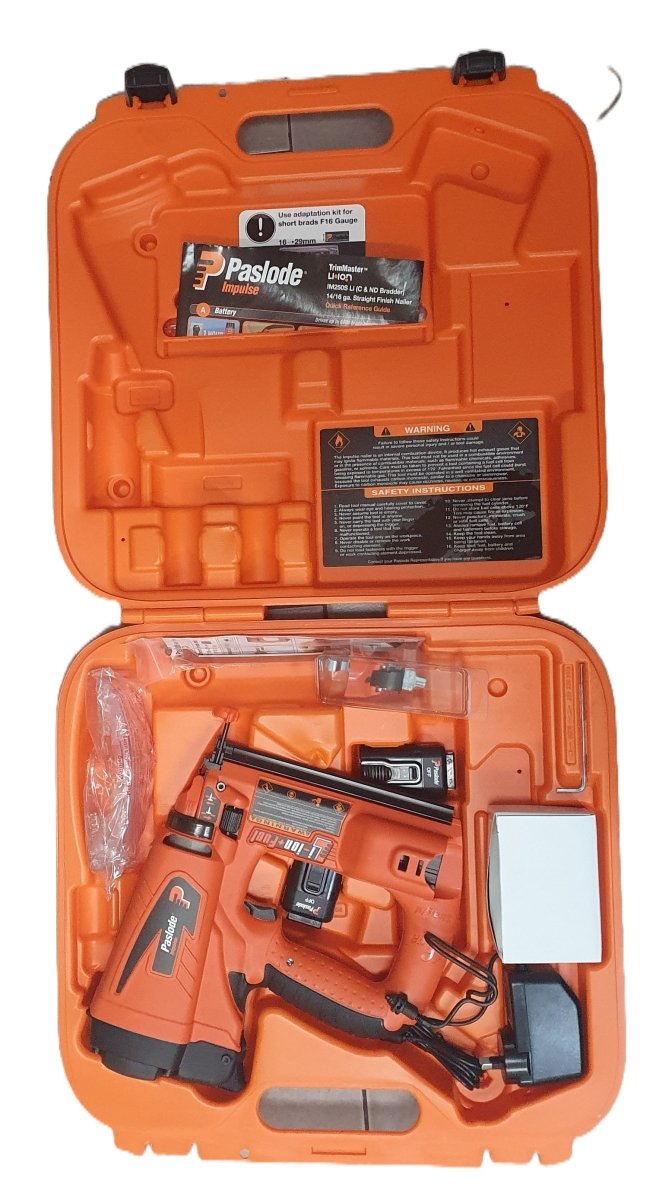 Paslode - IM250s Cordless Straight Finish Nailer Gun - B20710 - Mega Cash Sydney