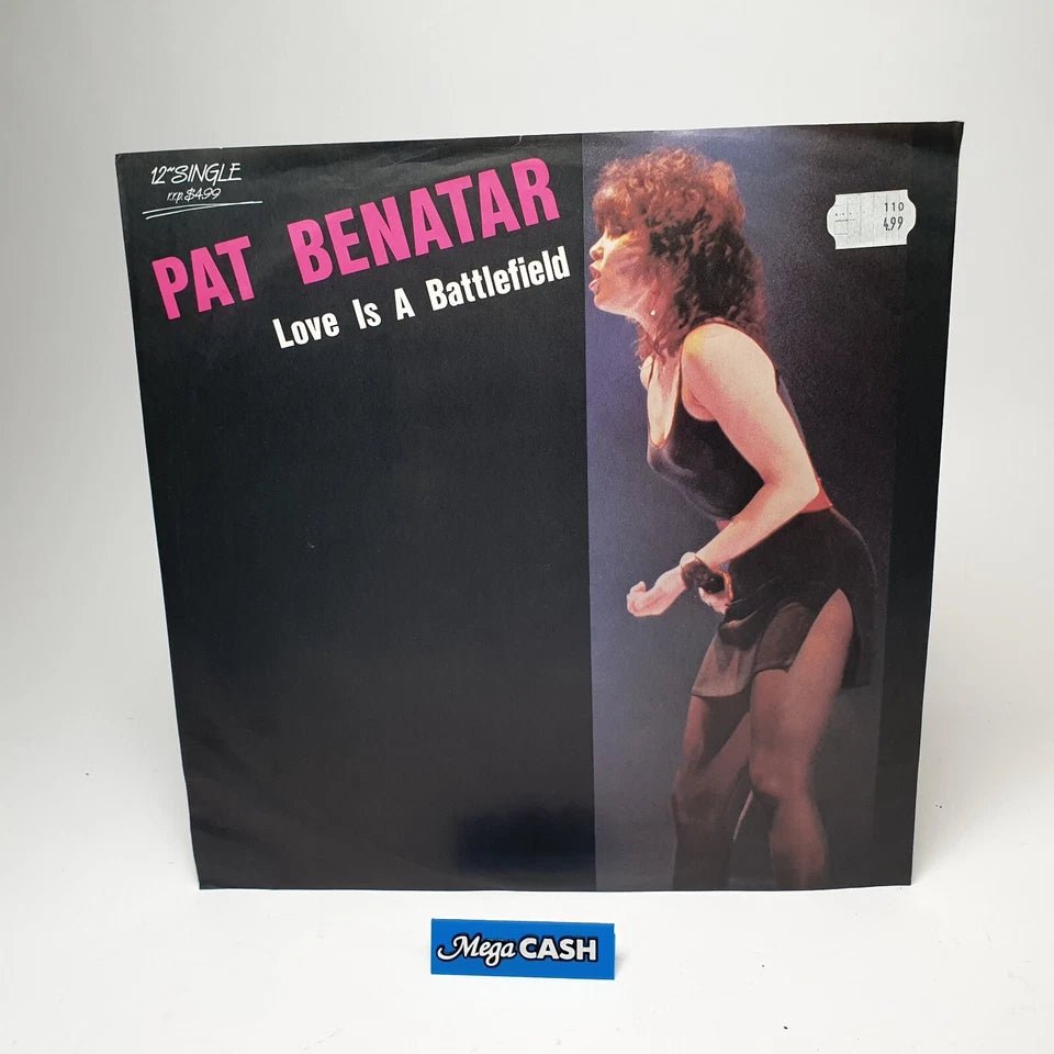 PAT BENATAR - "Love is a Battlefield" - SINGLE RECORD 12" - Chrysalis – X 13134 - Mega Cash Sydney