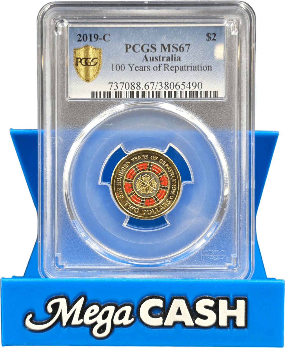 PCGS MS67 - 100 Years Of Repatriation $2 Coin - Mega Cash Sydney