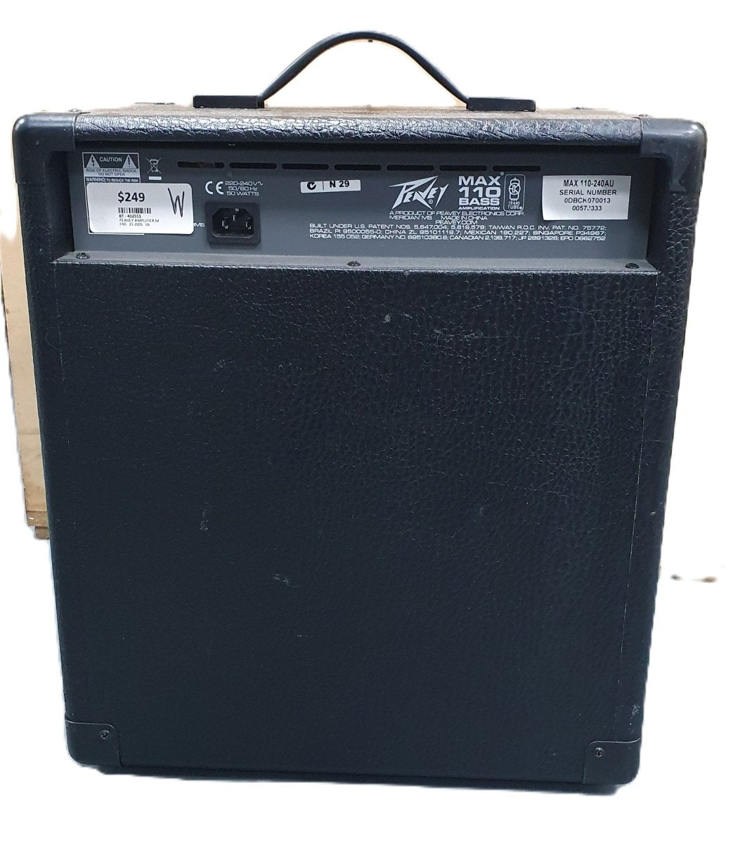 PEAVEY AMPLIFIER MAX 110 GUITAR BASS - Mega Cash Sydney