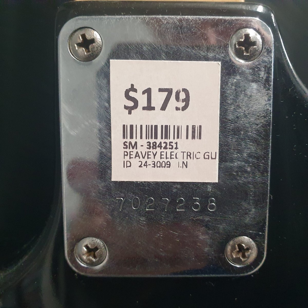 PEAVEY ELECTRIC GUITAR RAPTOR S/N:7027238 BODY DAMAGE ELECTRIC GUITAR IN SOFT CASE - Mega Cash Sydney