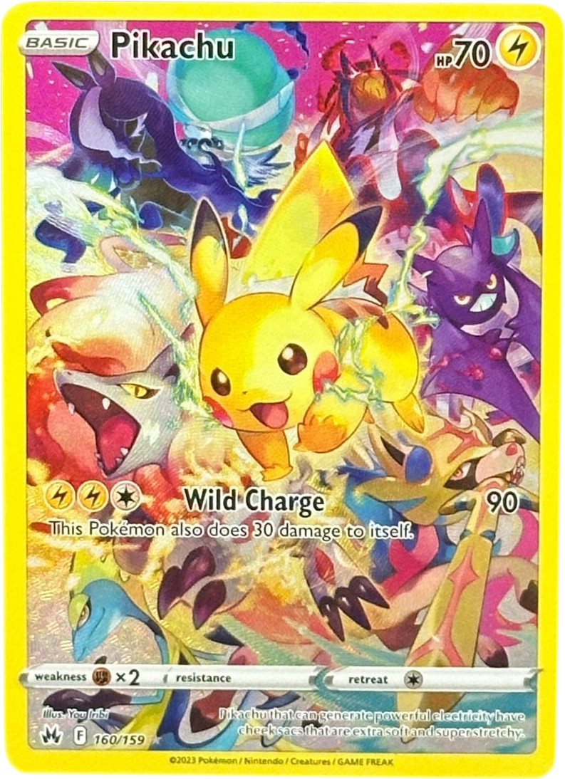 Pikachu - Crown Zenith - 160/159 - Mega Cash Sydney
