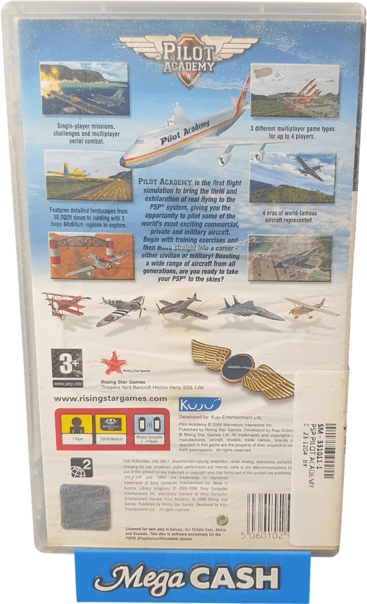PILOT ACADEMY - PSP GAME - Mega Cash Sydney