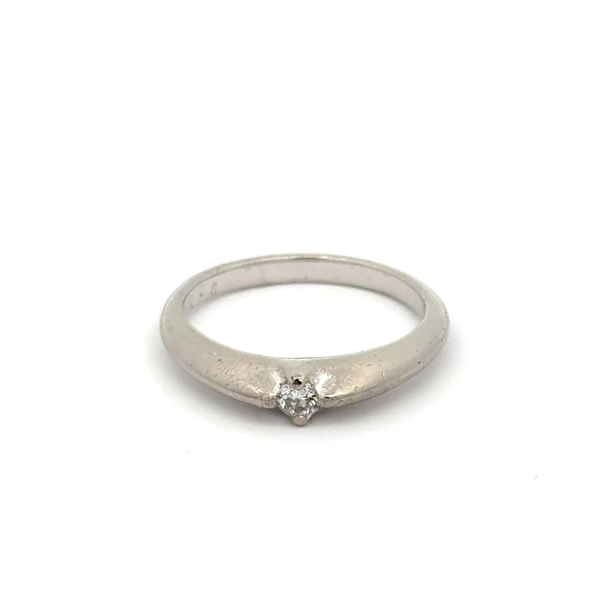 Platinum Minimalist Diamond Solitaire Ring - Mega Cash Sydney