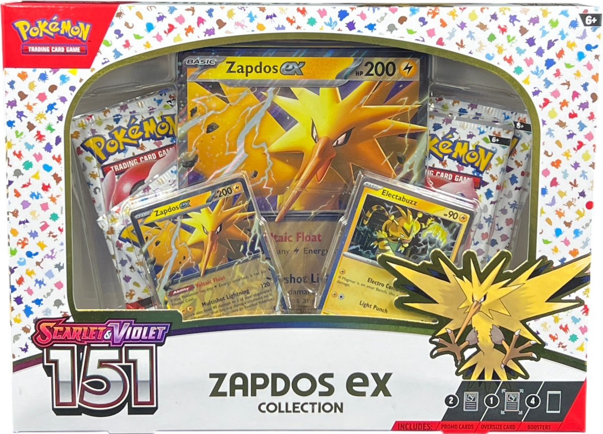 Pokemon - 151 Zapdos EX Collection - Mega Cash Sydney