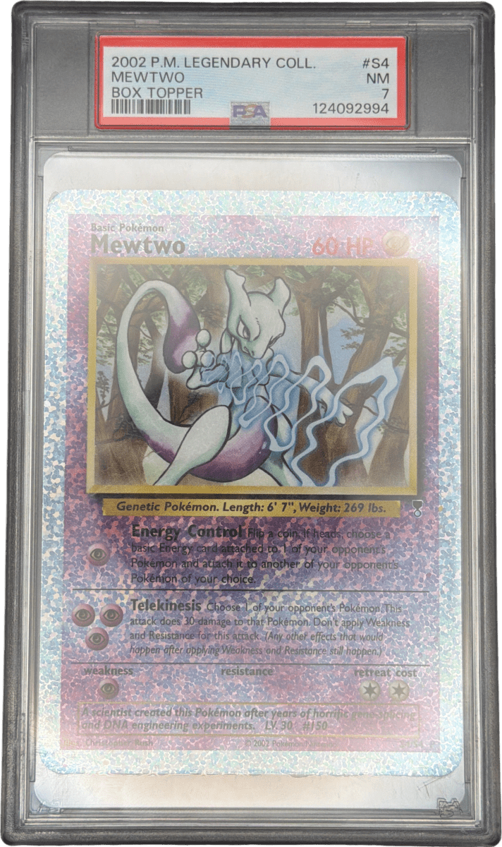 Pokemon 2002 Legendary Collection box topper PSA 7 - Mega Cash Sydney