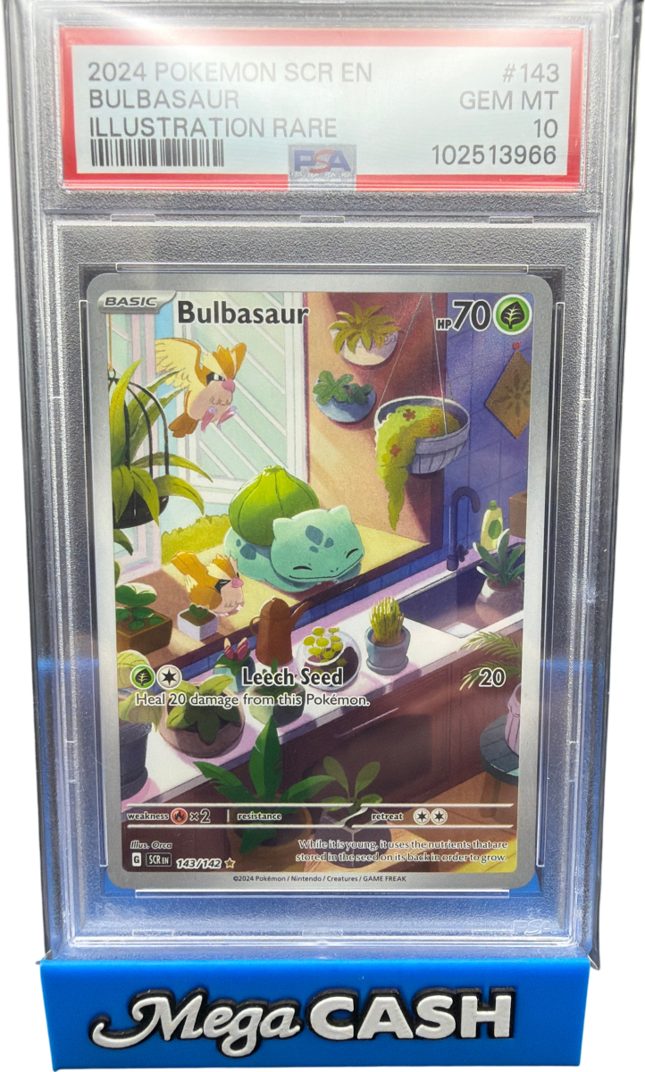 Pokemon 2024 Bulbasaur IR PSA 10 - Mega Cash Sydney