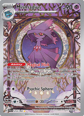 Pokémon 212/193 Mismagius (Illustration Rare), Paldea Evolved - Mega Cash Sydney