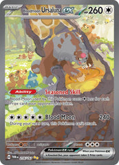 Pokémon 216/167 Bloodmoon Ursaluna ex (Special Illustration Rare), Twilight Masquerade - Mega Cash Sydney