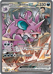 Pokémon 233/182 Team Rocket's Nidoking ex (Special Illustration Rare), Destined Rivals - Mega Cash Sydney