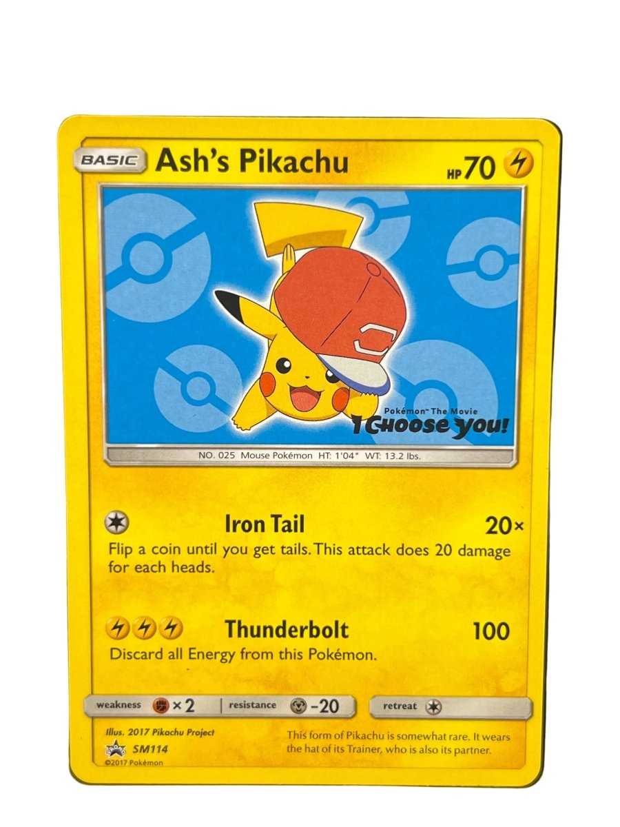 Pokemon - Ash’s Pikachu - SM114 - Mega Cash Sydney