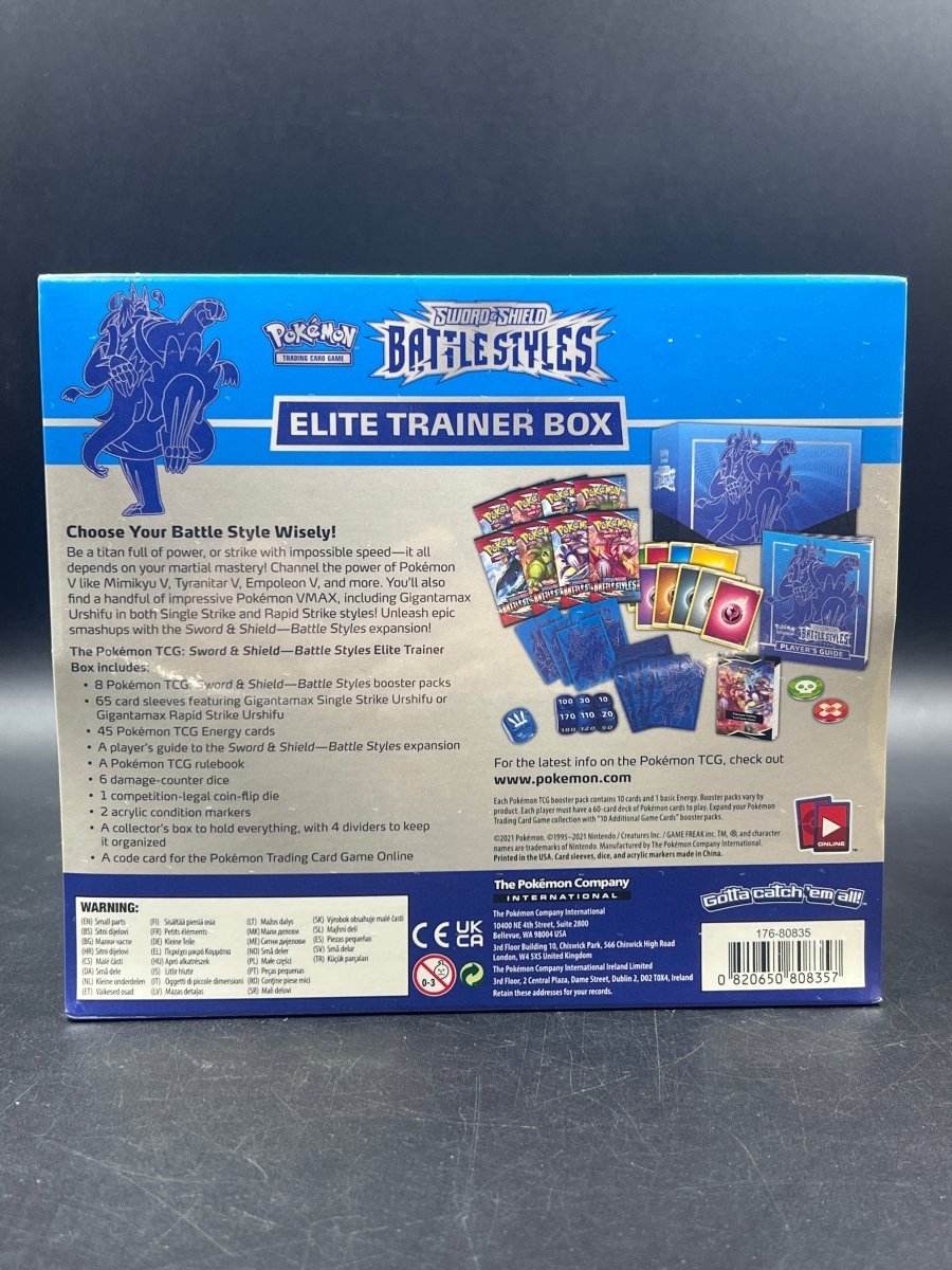 Pokemon - Battle Styles ETB (BLUE) - Mega Cash Sydney