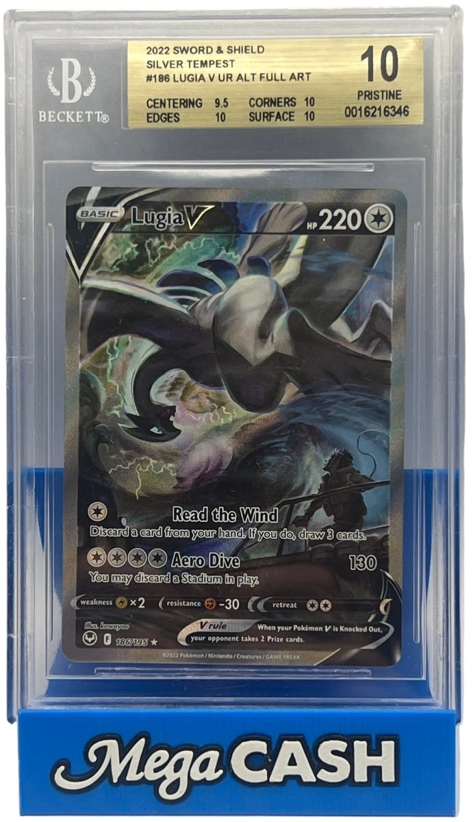 Pokémon - BGS 10 Lugia V 186/195 Sliver Tempest - Mega Cash Sydney