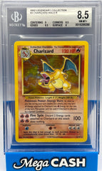 Pokémon - BGS 8.5 Charizard Holo 3/110 Legendary Collection - Mega Cash Sydney