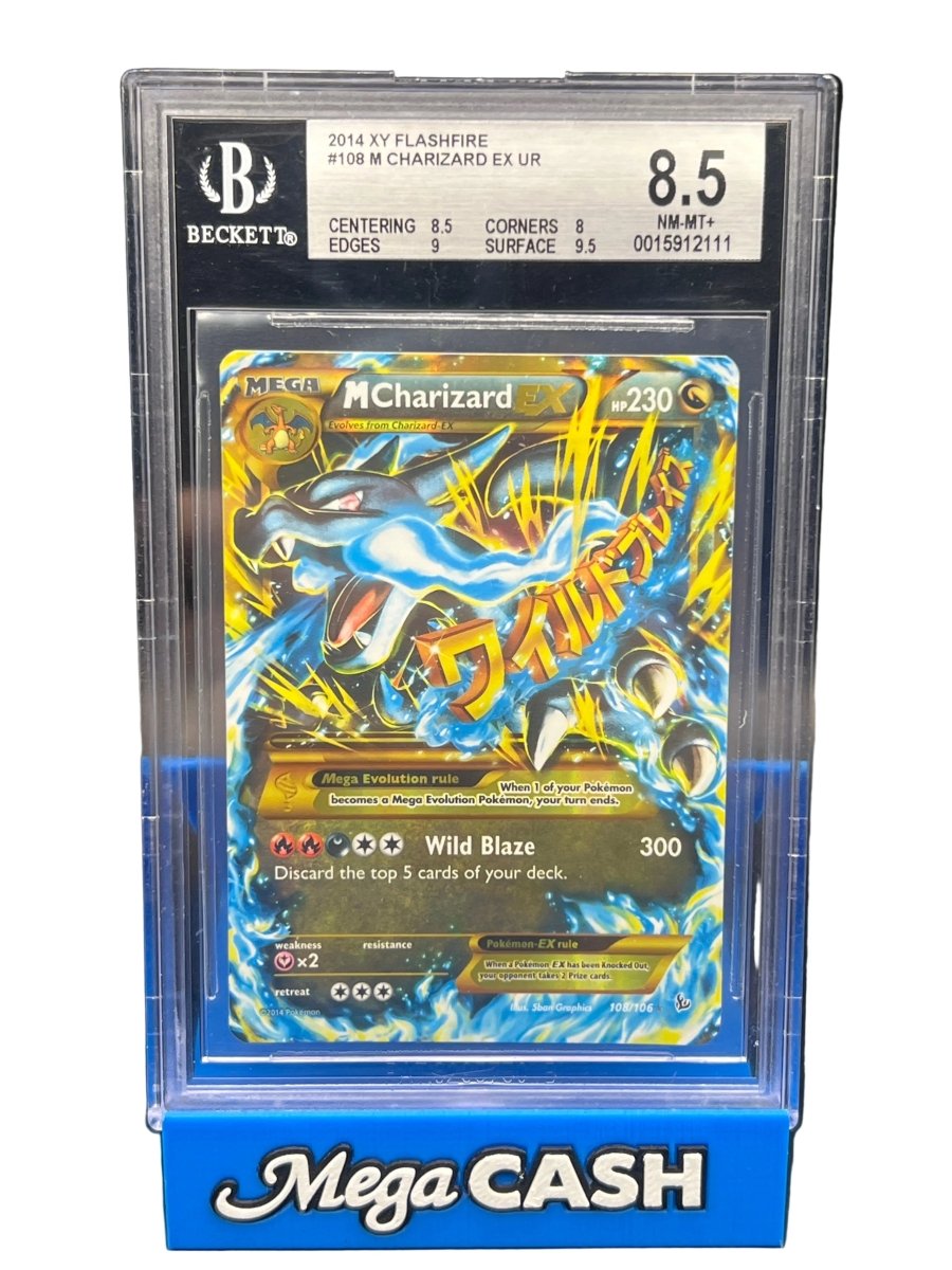 Pokémon - BGS 8.5 M Charizard Ex 108/106 XY Flashfire - Mega Cash Sydney