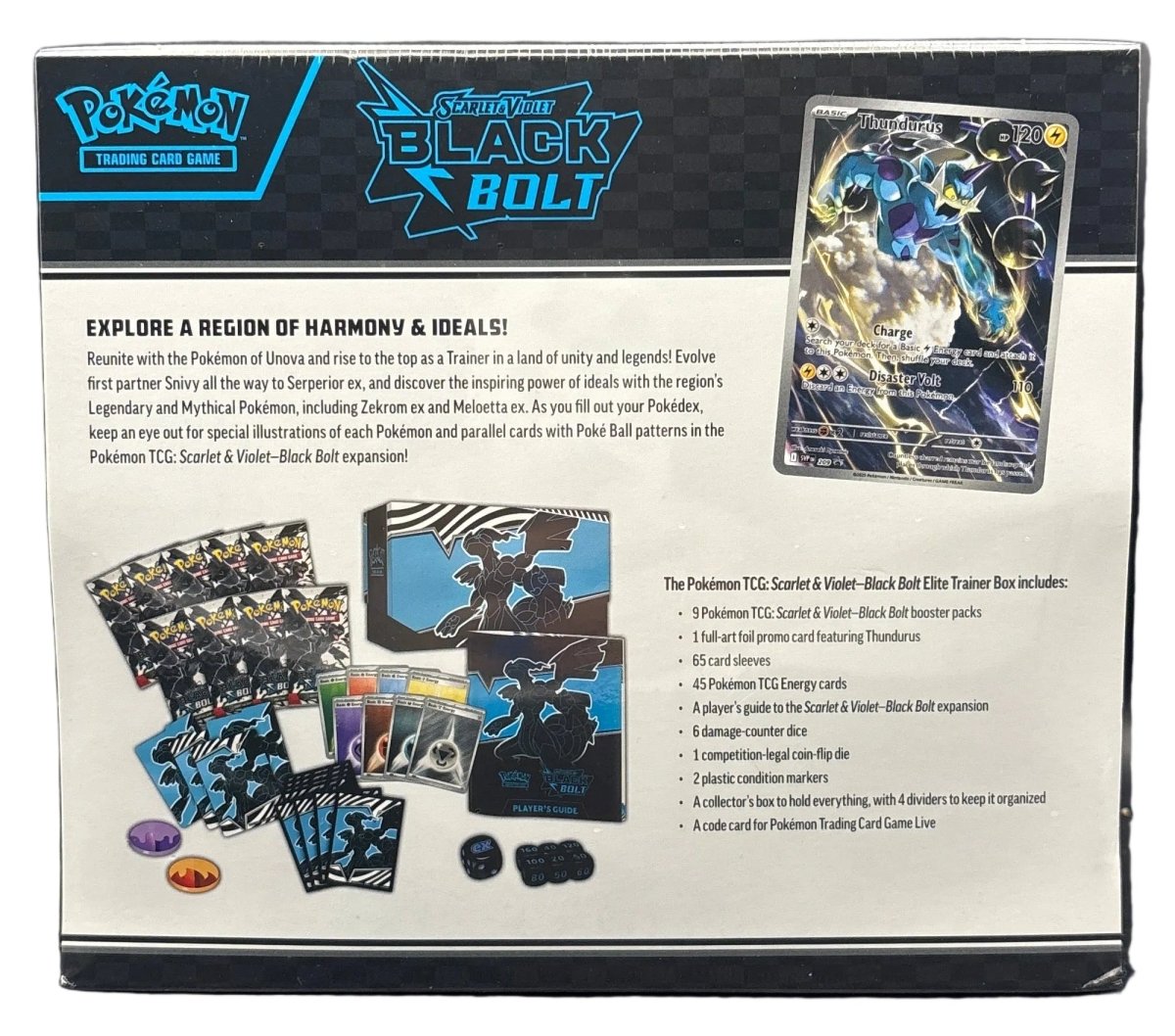 Pokemon - Black Bolt ETB With Acrylic - Mega Cash Sydney