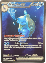 Pokémon - Blastoise Ex SIR - 200/165 - S&V 151 - Mega Cash Sydney