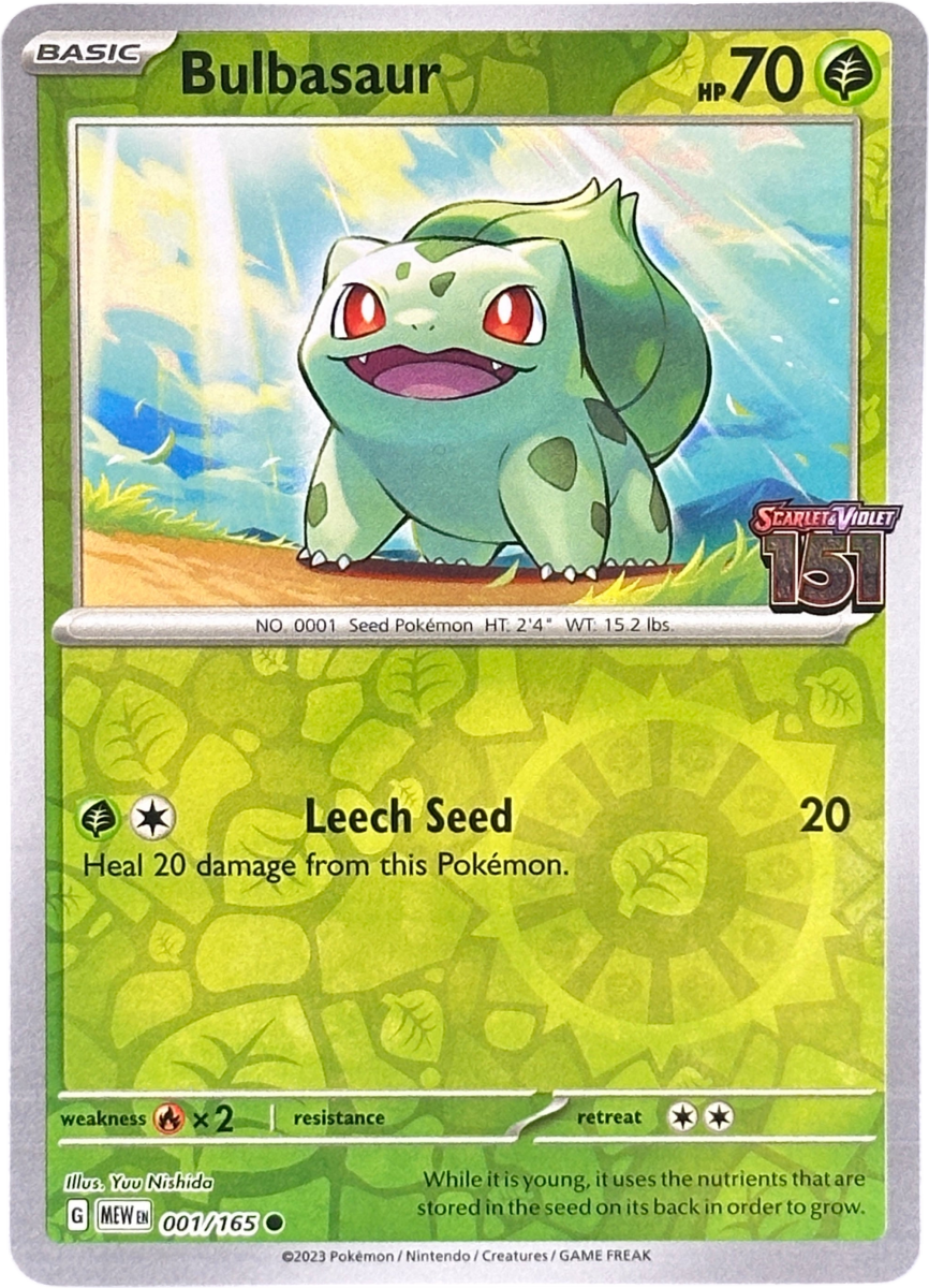 Pokemon - Bulbasaur - 151 Stamped Promo - Mega Cash Sydney