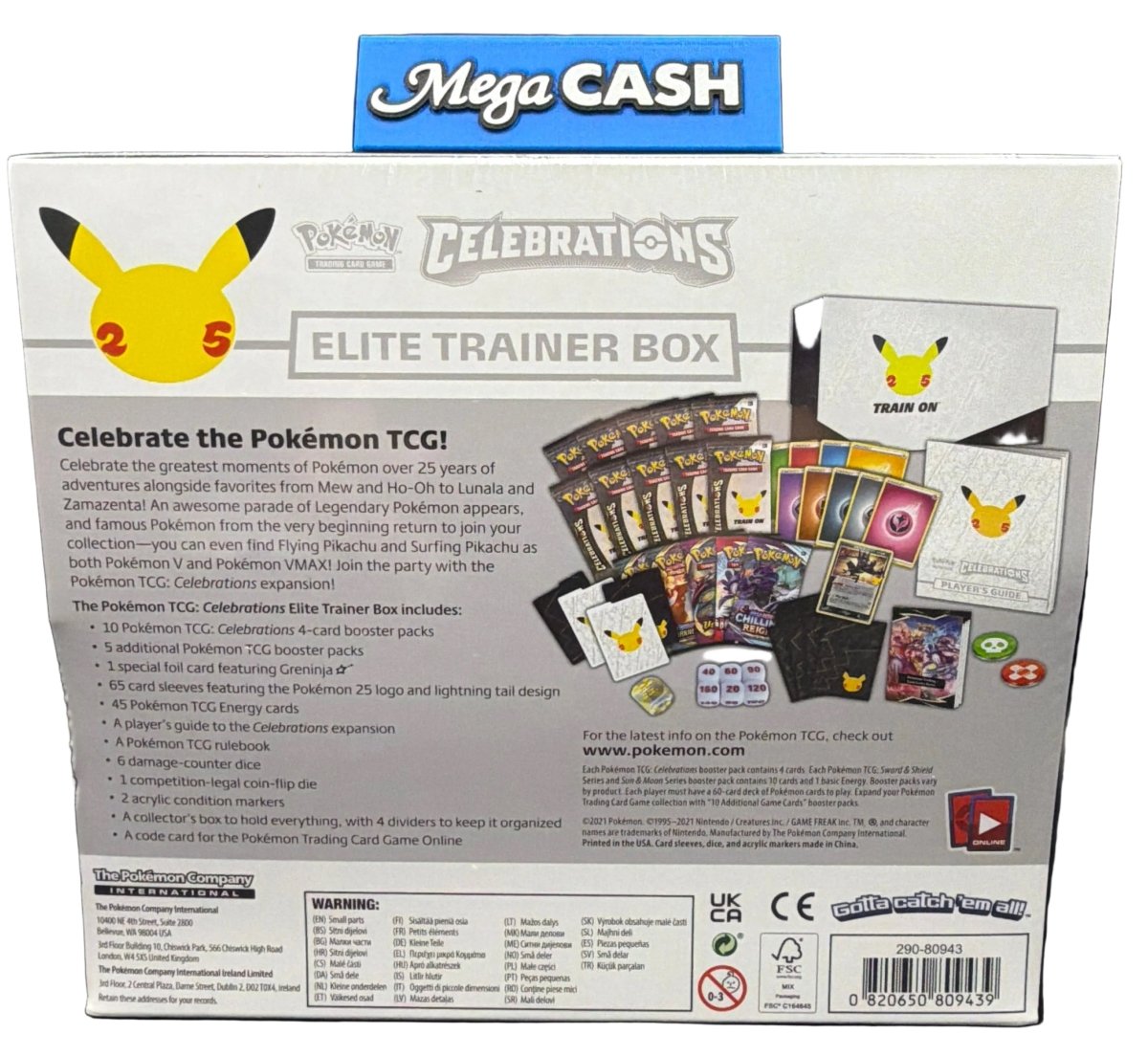 Pokemon - Celebrations ETB - Mega Cash Sydney