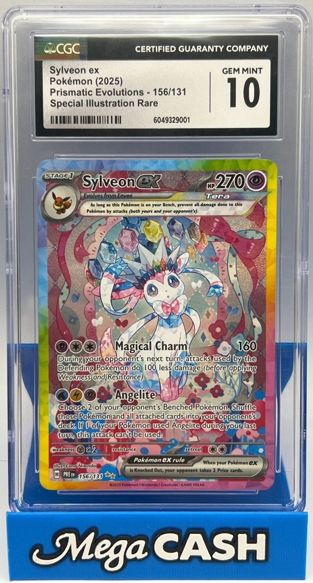 Pokémon - CGC 10 Sylveon Ex 156/131 Prismatic Evolutions - Mega Cash Sydney