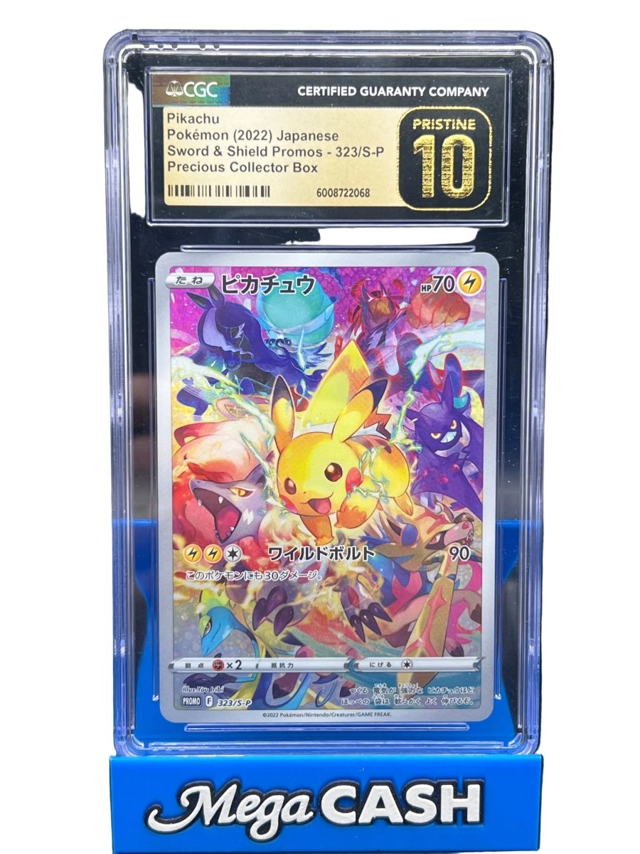 Pokémon - CGC Pristine 10 Pikachu 323/S - P - Precious Collector Box - Mega Cash Sydney