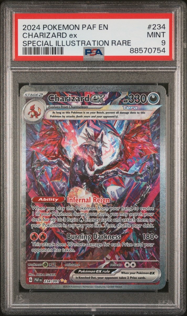 Pokémon - Charizard Ex 234/091 PSA 8 - Mega Cash Sydney