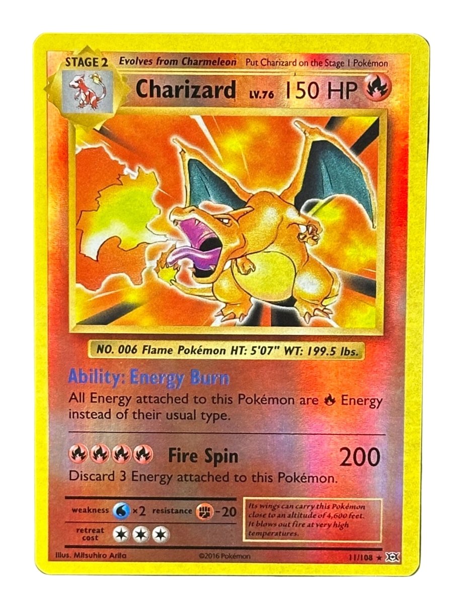 Pokemon - Charizard Reverse Holo - XY Evolution - 11/108 - Mega Cash Sydney