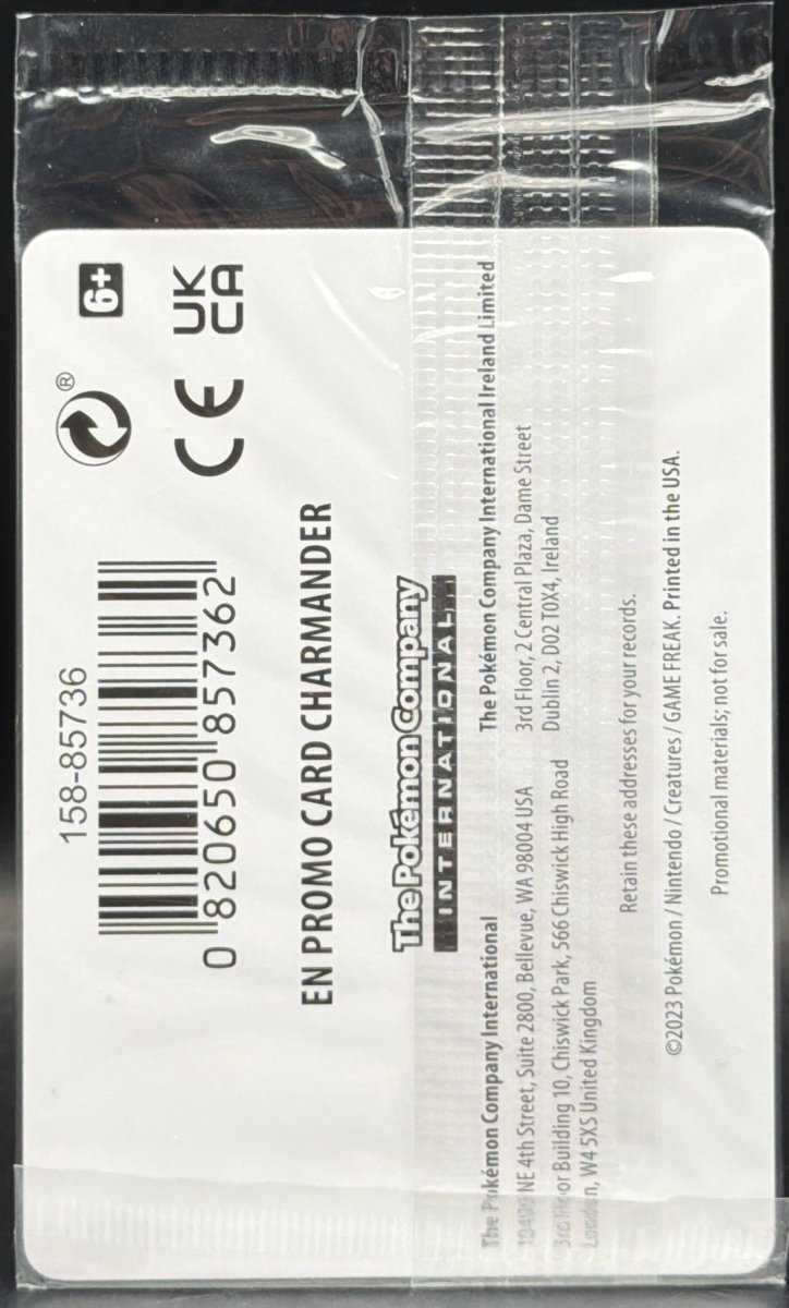 Pokemon - Charmander EB Games Promo (Sealed) - Mega Cash Sydney