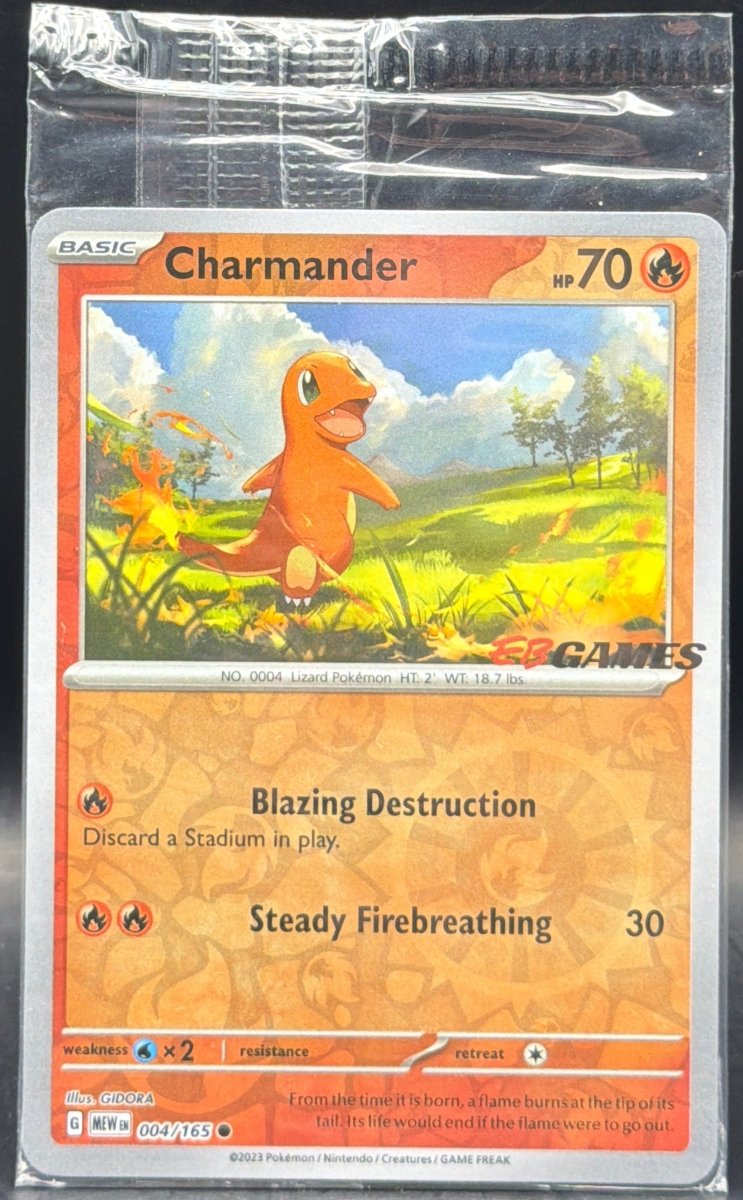 Pokemon - Charmander EB Games Promo (Sealed) - Mega Cash Sydney