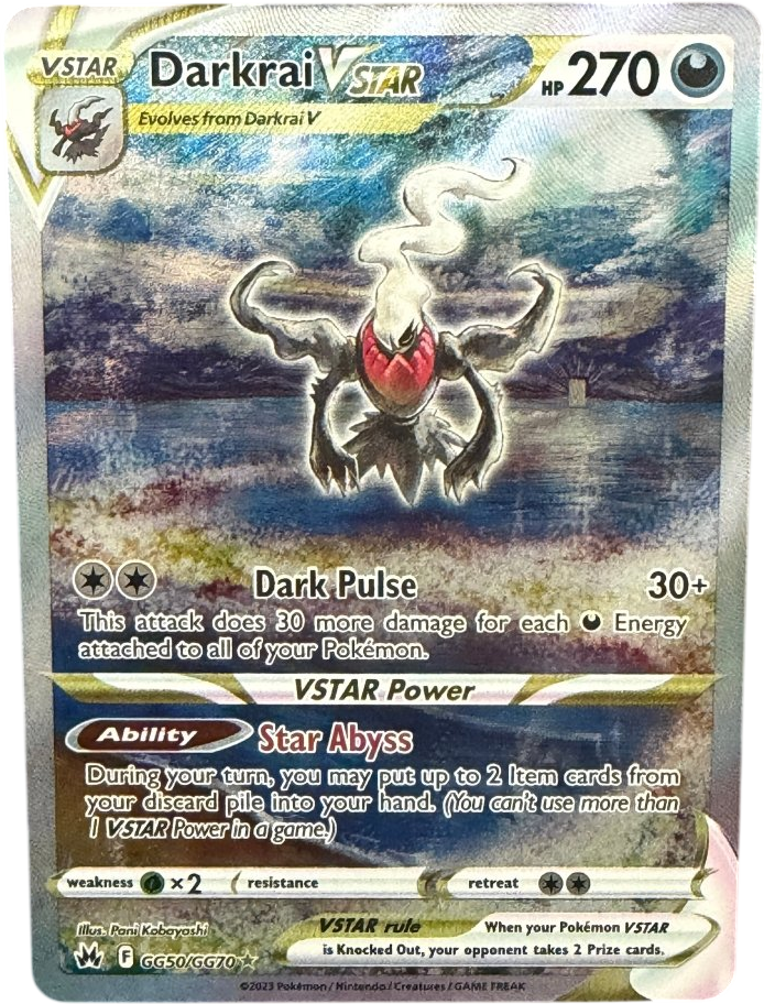 Pokémon - Darkrai Vstar GG50/GG70 - Mega Cash Sydney