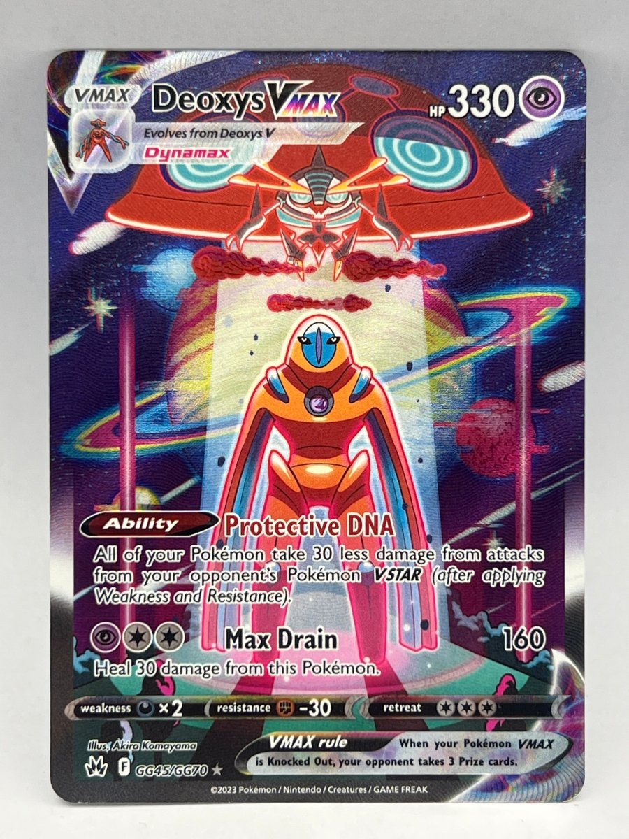 Pokémon - Deoxys Vmax GG45/GG70 Crown Zenith - Mega Cash Sydney