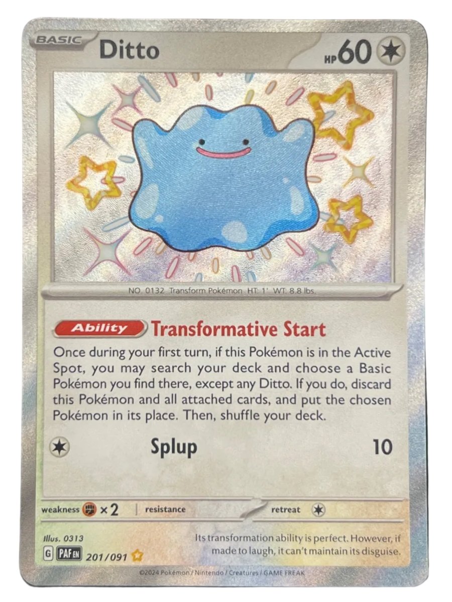 Pokémon - Ditto 201/091 Paldean Fates - Mega Cash Sydney
