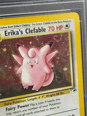 Pokémon - Erika’s Clefable 3/132 1st edition PSA 9 (Double Swirl) - Mega Cash Sydney