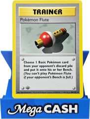 Pokemon Flute 86/102 First 1st Edition Shadowless Base Set 1999 NM - Mega Cash Sydney