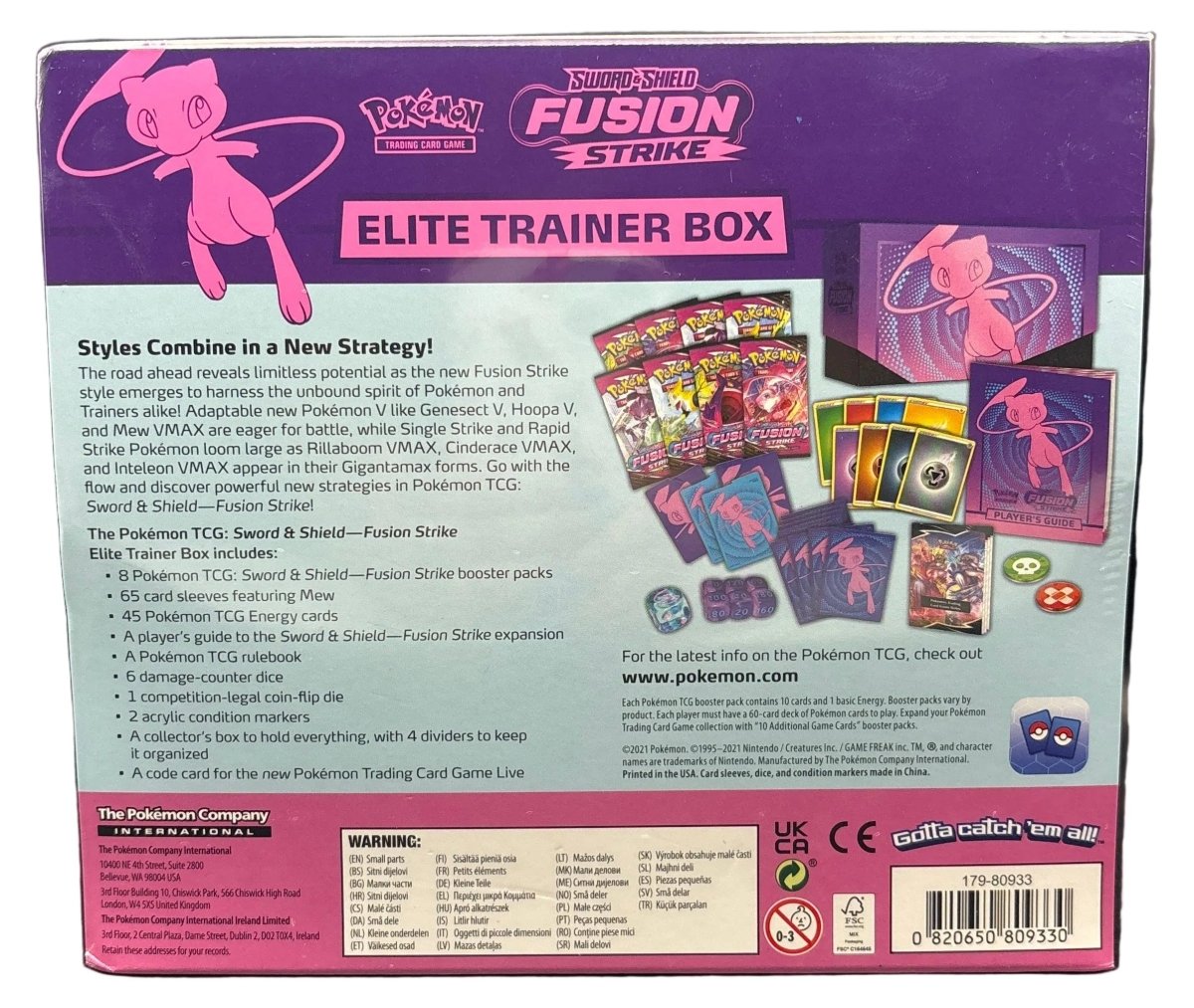 Pokemon - Fusion Strike ETB With Acrylic - Mega Cash Sydney