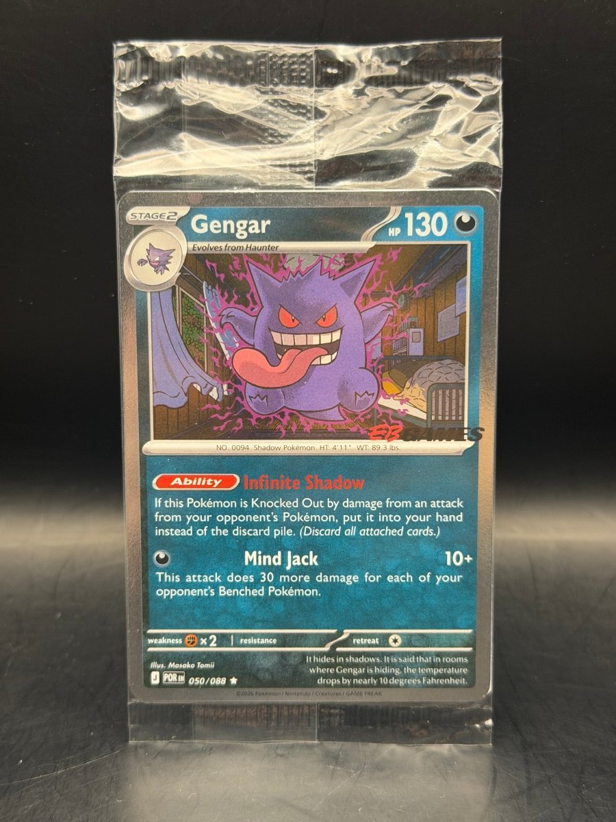 Pokémon - Genga 050/088 Eb Games Stamp (Sealed) - Mega Cash Sydney