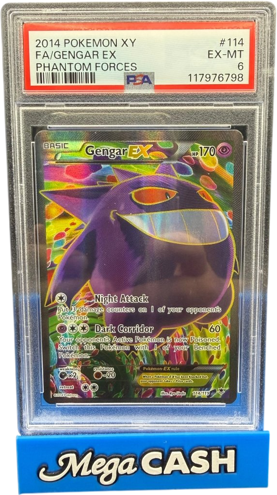 Pokémon - Gengar Ex 114/119 PSA 6 - Mega Cash Sydney